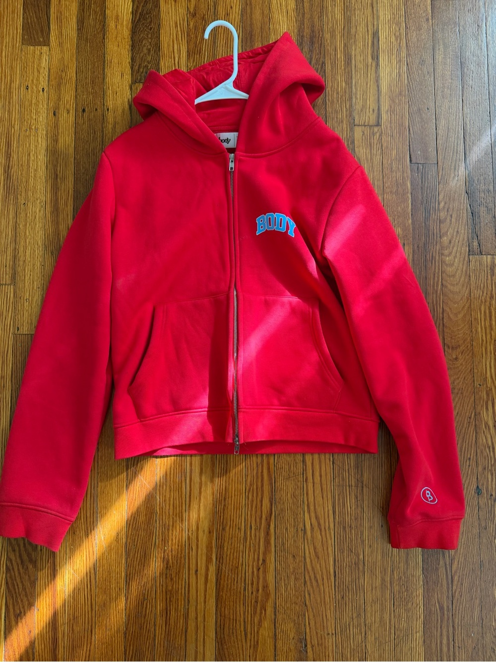 Body By Raven Tracy Red Zip Hoodie